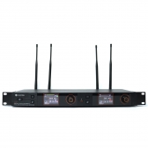 MICROFONE KADOSH S/FIO DUPLO UHF PARA RACK K522M