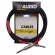 CABO RF AUDIO INSTRUMENTO P10/P10 VIOLAO GUITARRA BAIXO 7MT - Vermelho