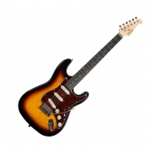 GUITARRA SEIZI VINTAGE SHINOBI ASH SSS SUNBURST PH