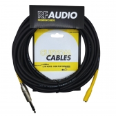 CABO RF AUDIO RETORNO EXTENSOR FONE DE OUVIDO P2F P10 STEREO - Amarelo