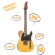 GUITARRA SEIZI ELETRICA RELIC SAITAMA CASE - RELIC BLONDE