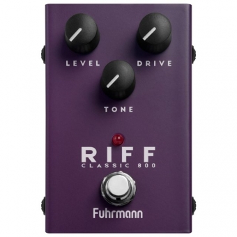 Pedal Fuhrmann RIFF Classic 800 Distorção Overdrive