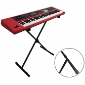 SUPORTE EDM APOIO MESA PEDESTAL EM X PARA TECLADO PROFISSIONAL