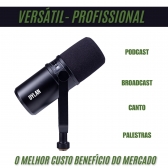 MICROFONE DYLAN DM-8 PODCAST CANTO XLR+USBC APP IOS+ANDROID