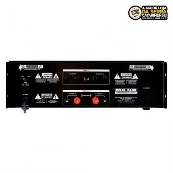 Amplificador De Potência Mark Audio 400w Mk2400