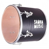 REPIQUE DE MAO SAMBA MUSIC MADEIRA 30X12 PVC PRETO WOOD