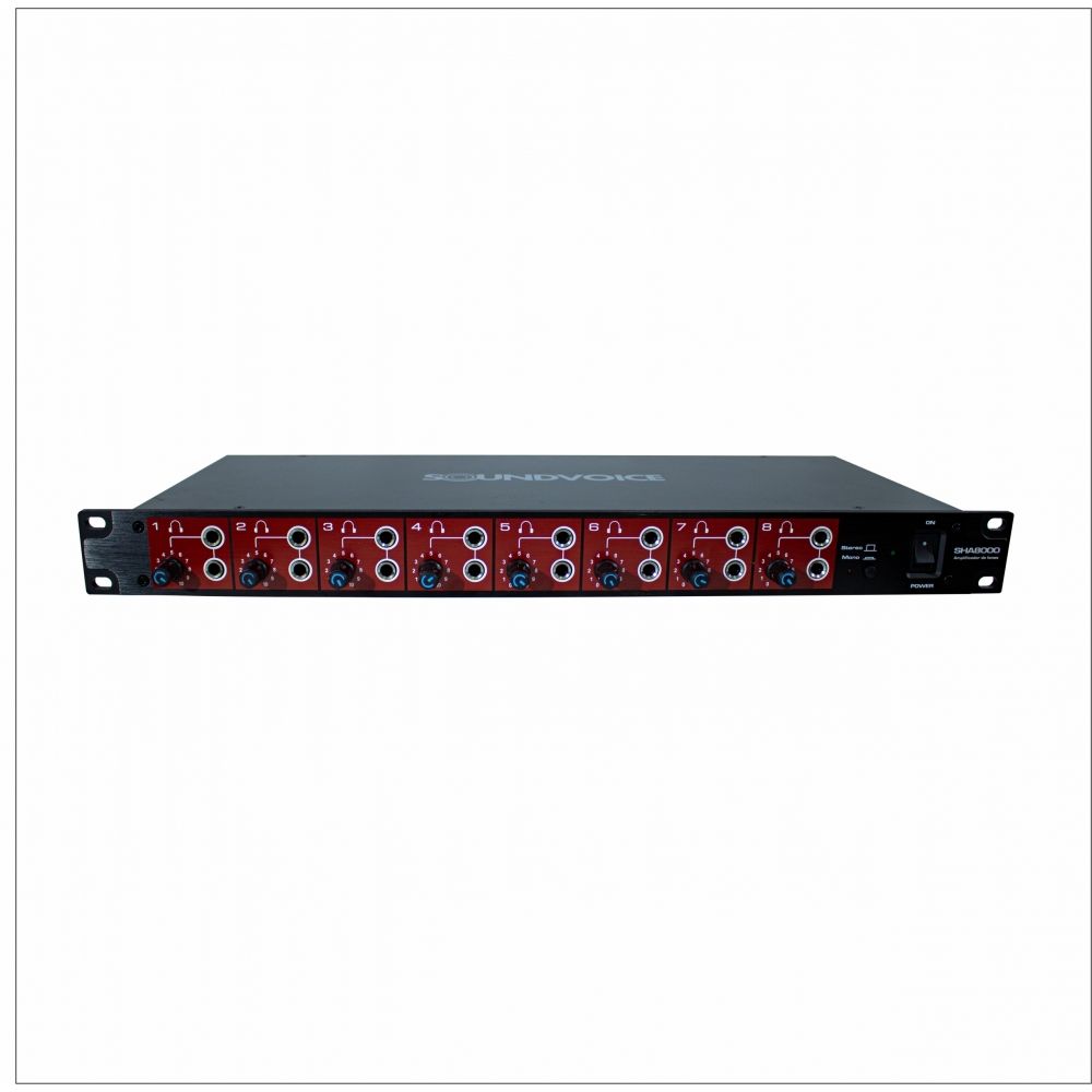 Amplificador de Fone de Ouvido Soundvoice SHA8000