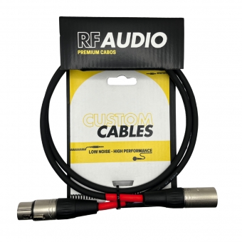 CABO RF AUDIO CANON BALANCEADO DE MICROFONE XLR M XLR F 2MT