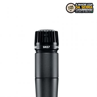 Microfone Profissional Shure Dinâmico Sm-57 LC Inst. De Cordas, Sopros, Percussão SHURE SM57 LC