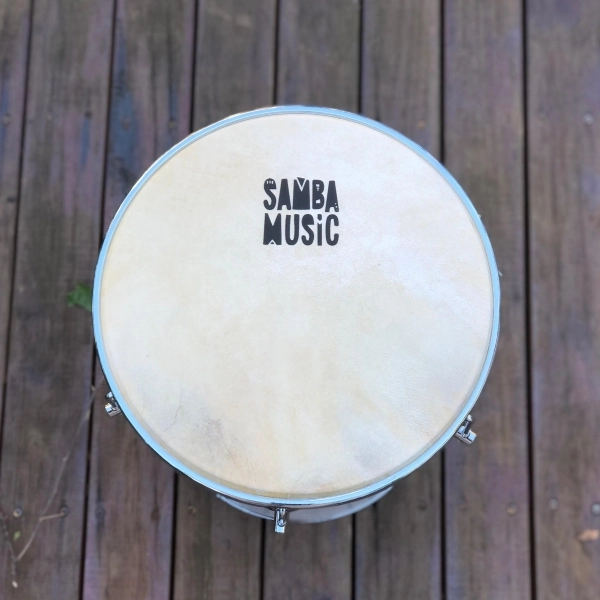REBOLO PROFISSIONAL SAMBA MUSIC MADEIRA 50X12 PVC BRANCO WOD