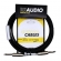 CABO RF AUDIO INSTRUMENTO P10/P10 VIOLAO GUITARRA BAIXO 7MT - Branco