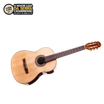 Violão Rozini Nylon Tampo Sólido RX210ACNLP Natural Brilho