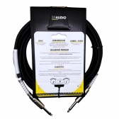 CABO RF AUDIO INSTRUMENTO P10/P10 VIOLAO GUITARRA BAIXO 7MT - Branco