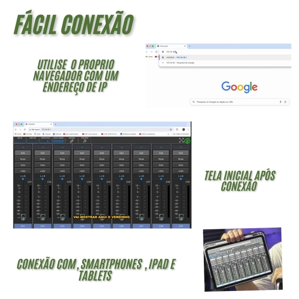 MESA DUONN PADRAO RACK 16 CANAIS AXIOS 16