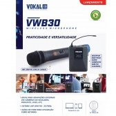 Microfone Sem Fio Para Celular Cameras E Mesas Vokal Vwb30