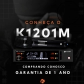 MICROFONE KADOSH S/FIO DUPLO MODELO NOVO ATUALZADO K1201M