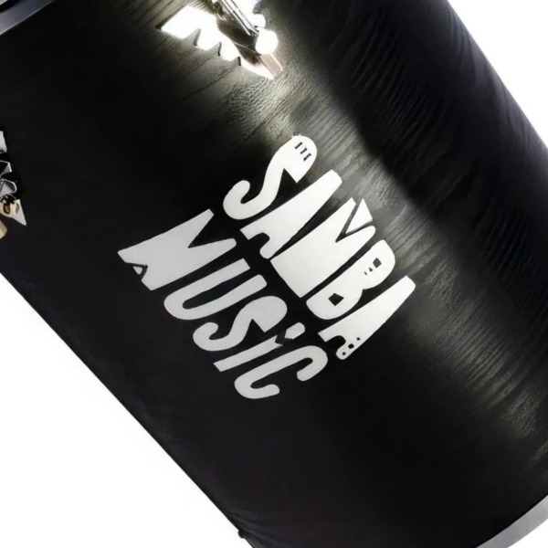 REBOLO PROFISSIONAL SAMBA MUSIC MADEIRA 50X12 PVC PRETO WOOD