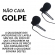 Microfone Lapela Duplo P3 New Live Entrevista Cabo Com 5mts