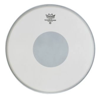 Pele Remo Controlled Sound Coated - Batter black dot bottom 12´´