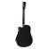 VIOLÃO ELÉTRICO MICHAEL FOLK VMF361 BK ? CORDAS DE AÇO ? BLACK