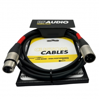 CABO RF AUDIO CANON BALANCEADO DE MICROFONE XLR M XLR F 3MT