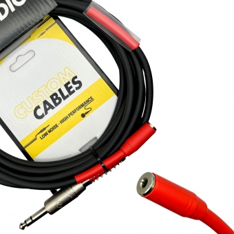 CABO RF AUDIO RETORNO EXTENSOR FONE DE OUVIDO P2F P10 STEREO