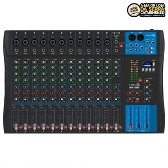 Mesa De Som 13 Canais Lyco Lmg 1301u Usb-Efeito LMG 1301u