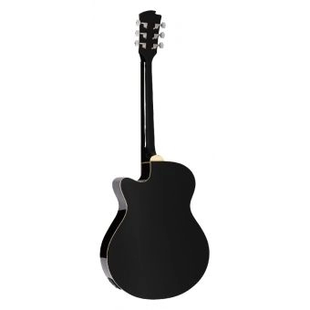 VIOLÃO ELÉTRICO MICHAEL MINI JUMBO VMA320 SB ? CORDAS DE AÇO - SUNBURST