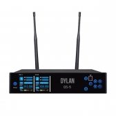MICROFONE DYLAN SEM FIO UHF COM 200 CANAIS ACOMPANHA 2 BASTOES QS-5