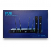 MICROFONE DYLAN SEM FIO PADRAO RACK D-9500