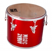 REPIQUE DE MAO SAMBA MUSIC MADEIRA 30X12 PVC VERMELHO