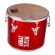 REPIQUE DE MAO SAMBA MUSIC MADEIRA 30X12 PVC VERMELHO