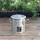 REPIQUE DE MAO SAMBA MUSIC ALUM. LISO 30X10 ARO CROMADO