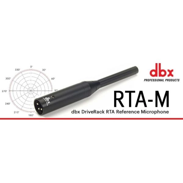 Microfone Analizador Dbx Rta-m Com Estojo