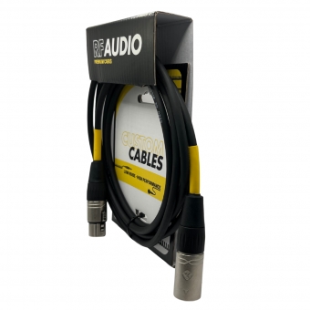 CABO RF AUDIO CANON BALANCEADO DE MICROFONE XLR M XLR F 2MT