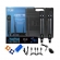MICROFONE DYLAN SEM FIO UHF COM 200 CANAIS ACOMPANHA 2 BASTOES QS-5