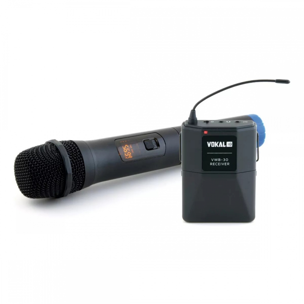 Microfone Sem Fio Para Celular Cameras E Mesas Vokal Vwb30