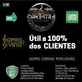 LIMPADOR HIGIENIZADOR CORDAS MADEIRA E METAIS ORKESTRA 60ML