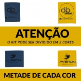 Kit com 100 uni Personalizadas do Termo retrátil P10 12,7mm + Transparente