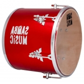 REPIQUE DE MAO SAMBA MUSIC MADEIRA 30X12 PVC VERMELHO