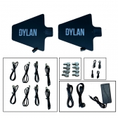 DISTRIBUIDOR DE ANTENAS DYLAN 8 ENTRADA BNC C/ MALETA DA-800