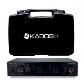 MICROFONE KADOSH S/ FIO DUPLO DE MAO BRANCO PILHA REC K502M