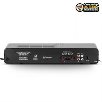 Amplificador De Potência Frahm Slim3500 APP G2 Multi-channel Bluetooth USB SD FM