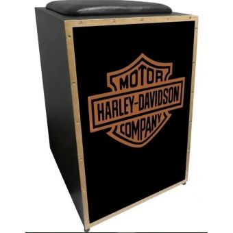 Cajón Eletrico com Assento Estofado Jaguar K2cor007 Cajon Harley Davidson