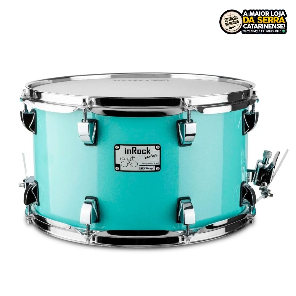 Caixa De Bateria Odery inRock Surf Green 14x8