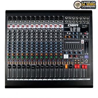 Mesa De Som Bluetooth 12 Canais DBR Dm12 Usb-Efeito-Interface DM12 Usb