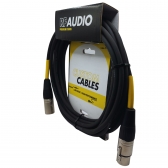 CABO RF AUDIO CANON BALANCEADO DE MICROFONE XLR M XLR F 7MT - AMARELO
