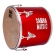 REPIQUE DE MAO SAMBA MUSIC MADEIRA 30X12 PVC VERMELHO