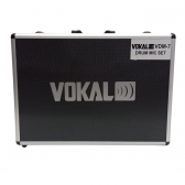 KIT MICROFONE BATERIA 7 PEÇAS + MALETA VOKAL VDM7 PRO