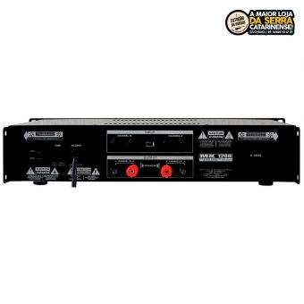 Amplificador De Potência Mark Audio 200w Mk1200